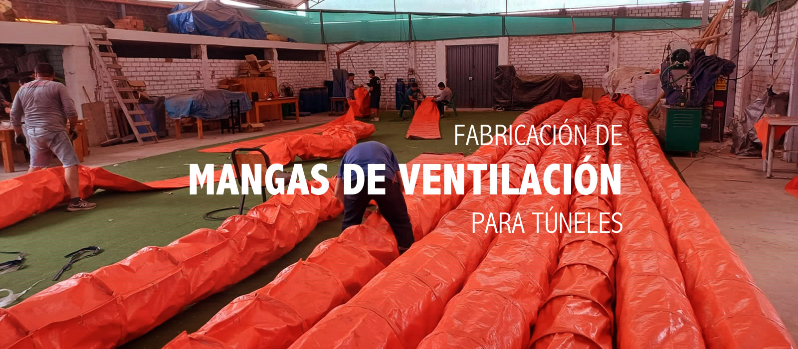 Mangas de ventilación para túneles